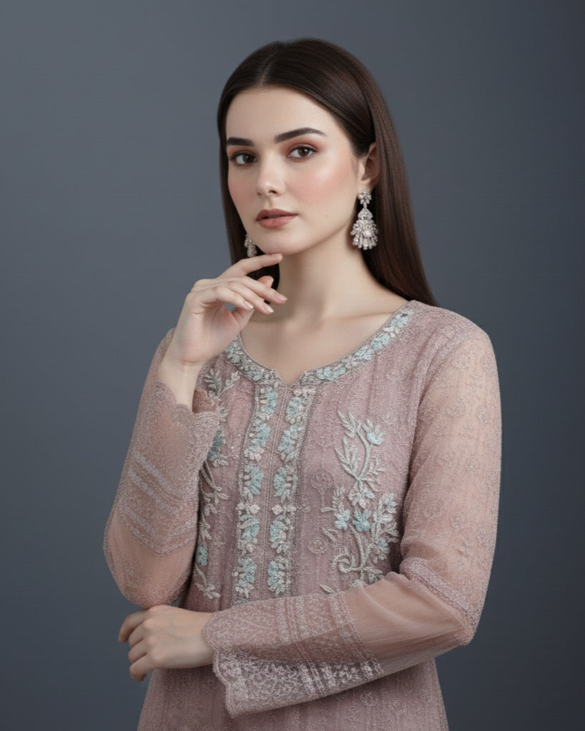 Dusty Rose Elegance - Panache by Mona