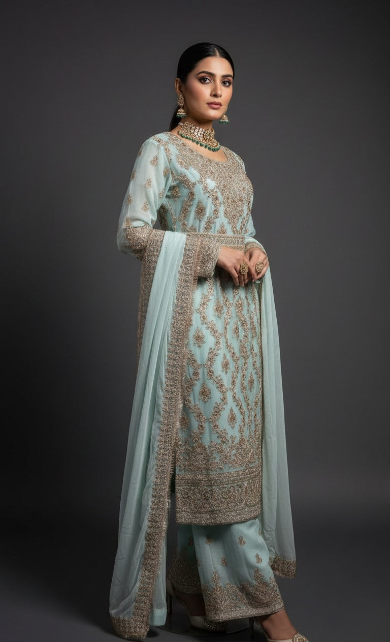Celestial Chiffon Embroidered Collection