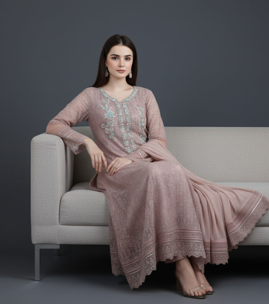 Dusty Rose Elegance - Panache by Mona